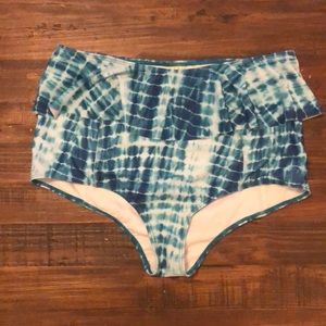 Kortni Jeane ruffle high waist bottom size XL